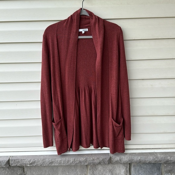 Sonoma Sweaters - Sonoma open rust cardigan